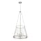 Z-Lite Prescott 4 Light Pendant, Brushed Nickel & Clear 341P18-BN - alternate 7
